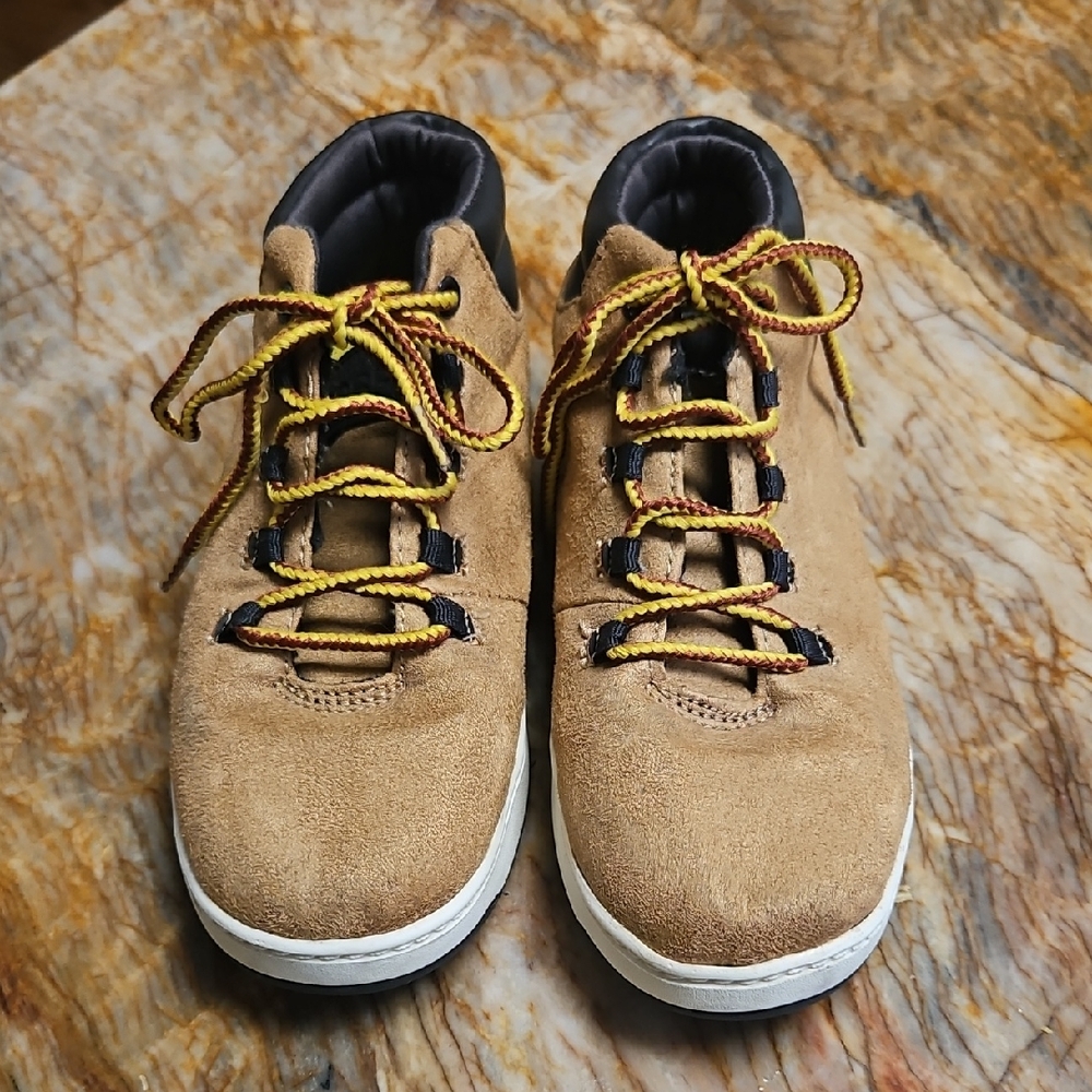 CARTER'S Tan Suede Milo Sneakers Hiking Shoes Boot Booties - 1